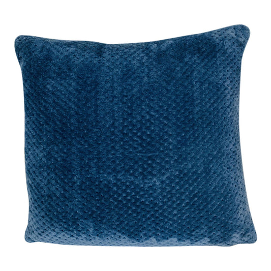 Textured Scatter Cushion Blue 45cm - Daily Buy