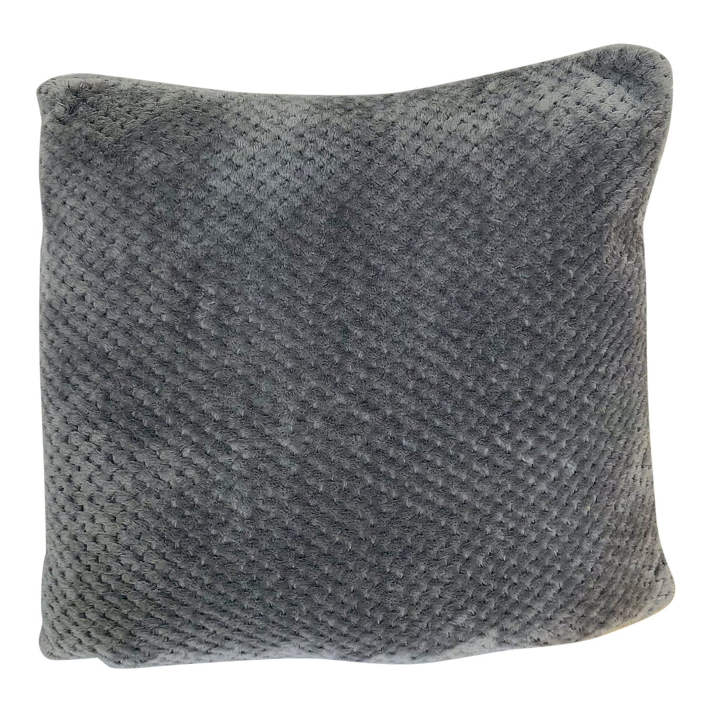 Textured Scatter Cushion Grey 45cm - Daily Buy