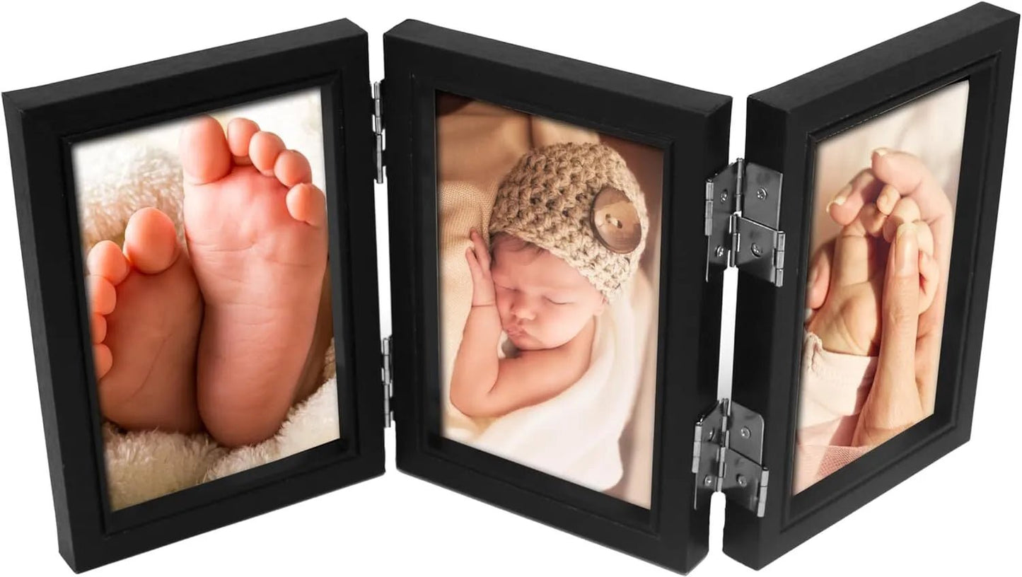 Triple Picture Frame, 6 x 4, Black, Triple Photo Frame, 6” x 4” (15cm x 10cm) - Daily Buy