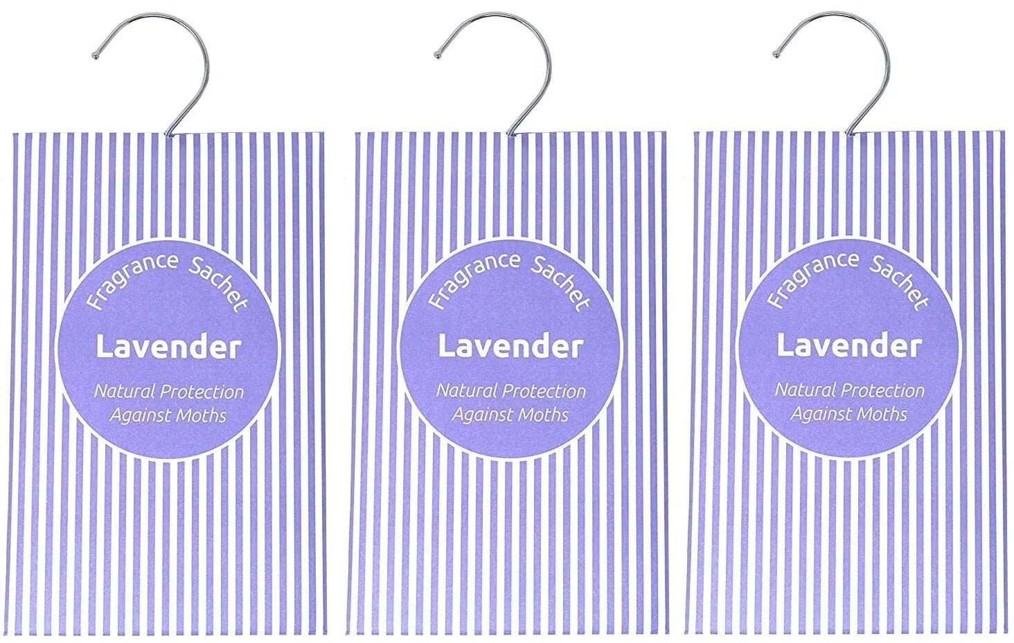 Wardrobe Air Freshener & Moth Repellent, 3 Pack, Lavender, Fragrance Sachets - Daily Buy