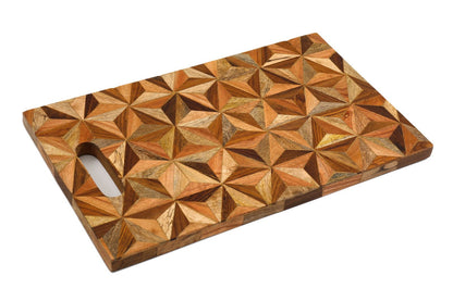 Wood Inlay Serving Tray - Daily Buy